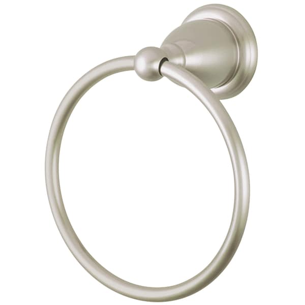 Heritage 6" Towel Ring, Brushed Nickel